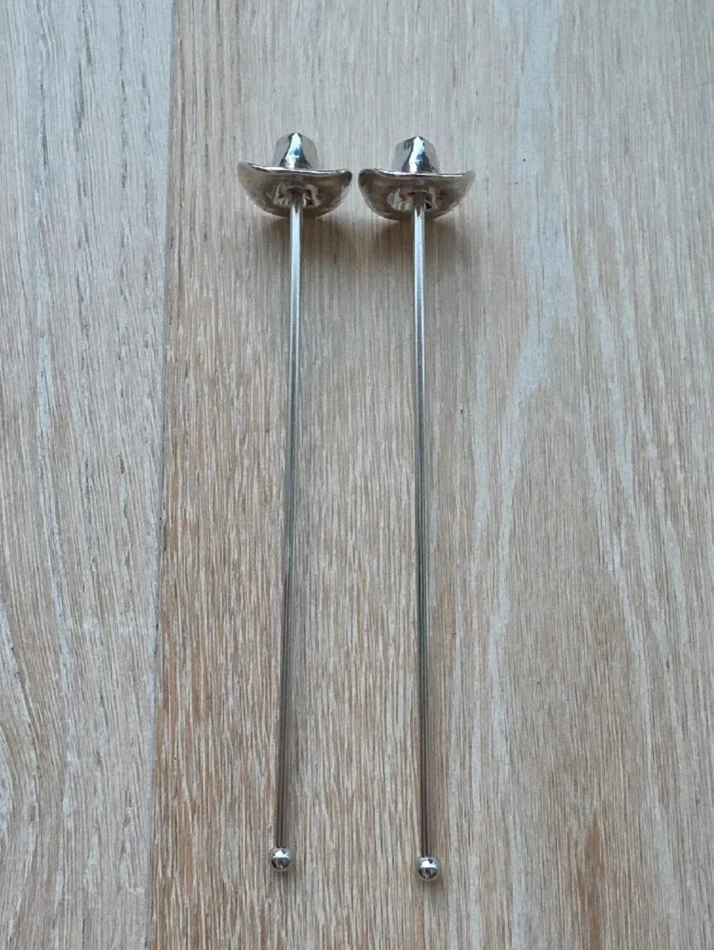NWOT Patron Tequila Cowboy Bar Stirrer Set Of 2